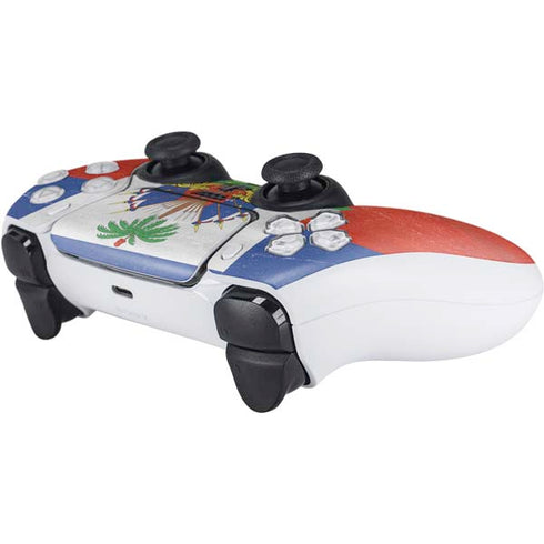 Haiti Flag Distressed PS5 Controller Skin